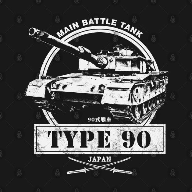 Type 90 Tank - Japanese Main Battle Tank by rycotokyo81