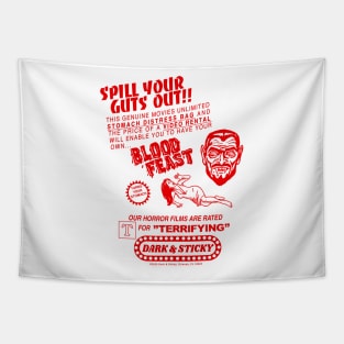 SPILL YOUR GUTS Out! Barf Bag | Horror, Splatter horror, B horror, Grindhouse Cinema, Blood Feast Tapestry