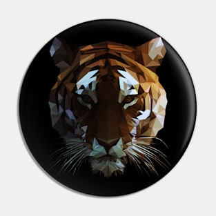 Majestic Abstract Tiger Pin