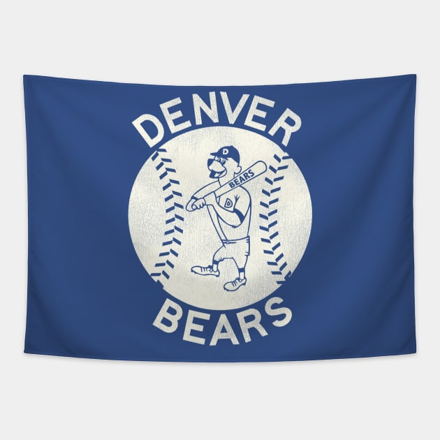 Defunct 70s Denver Bears Baseball Team Tapestry by Defunctland