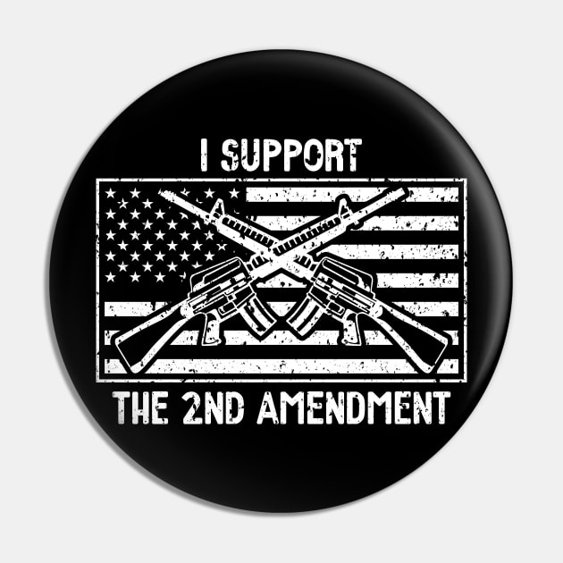 I Support The 2nd Amendment Pin by RadStar