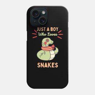 Just A Boy Who Loves Snakes Phone Case