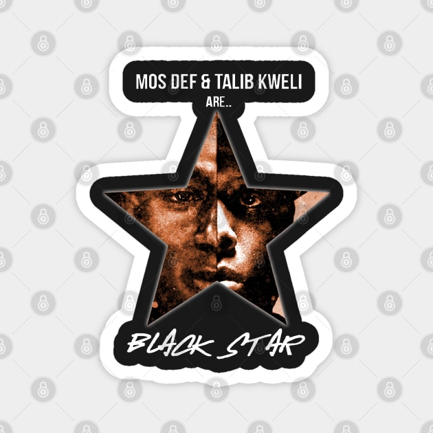 Black Star Magnet by StrictlyDesigns