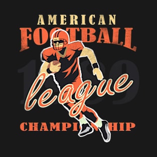 american football orange tone T-Shirt