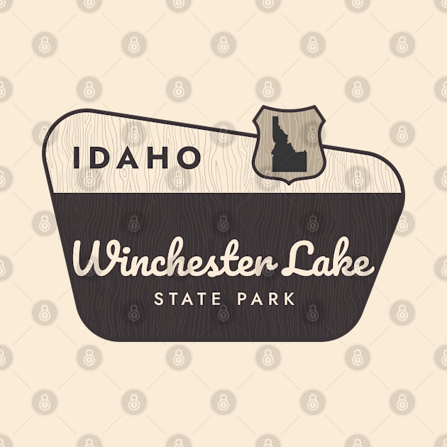 Winchester Lake State Park Idaho Welcome Sign by Go With Tammy