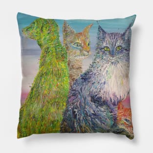 FOUR CATS Pillow