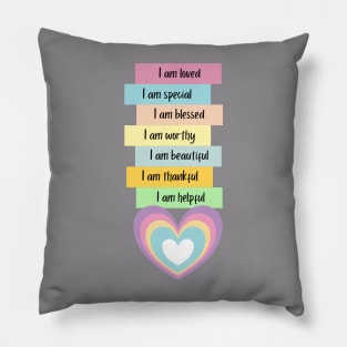 Everyday affirmations for kids Pillow