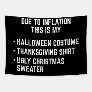 Due to Inflation this is my Hallothanksmas costume Funny Tapestry