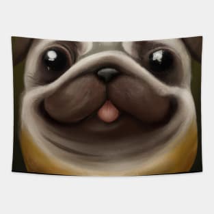 Potato Dog Face Tapestry