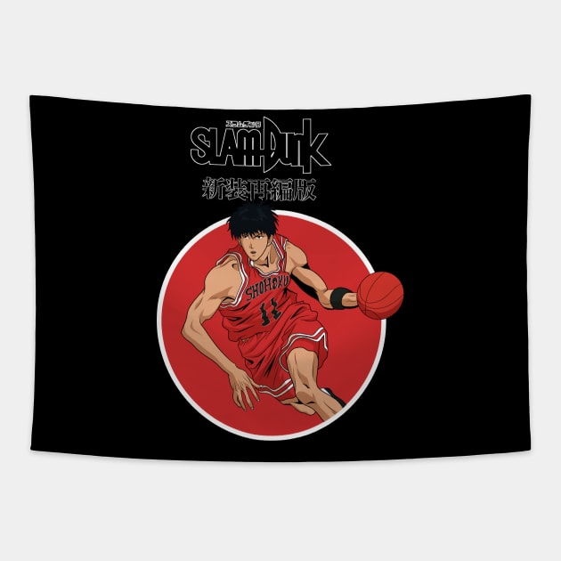 Kaede Rukawa Slam Dunk Tapestry by Imaginbox Studio