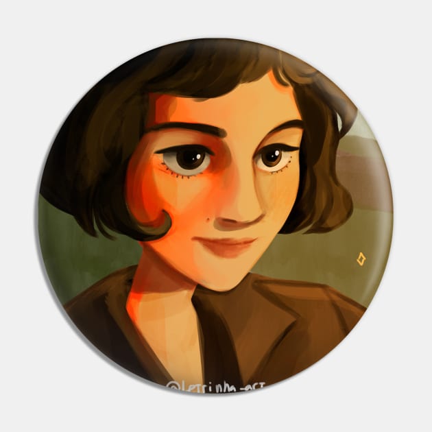 Amelie Poulain Pin by Letrinha