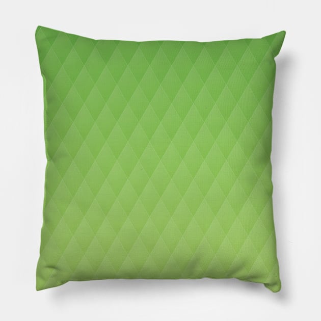 Diamond Pattern – Lizard Green Pillow by TossedSweetTees
