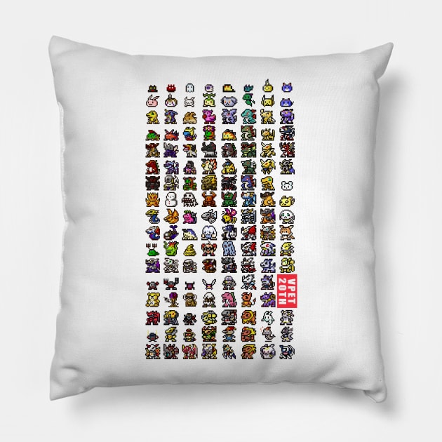 digimon vpet20th Pillow by DeeMON