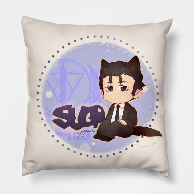 CUTE CHIBI SUGOU TEPPEI PILLOW - PSYCHO PASS Pillow by ☆ G y s e l ☆