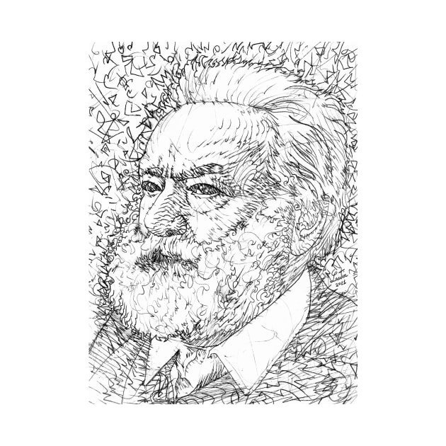 VICTOR HUGO pencil portrait .1 by lautir