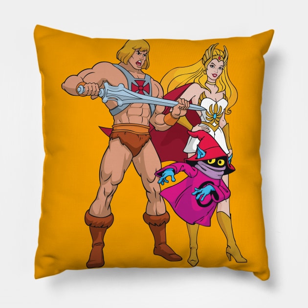 Sword and Sorcery Pillow by snespix