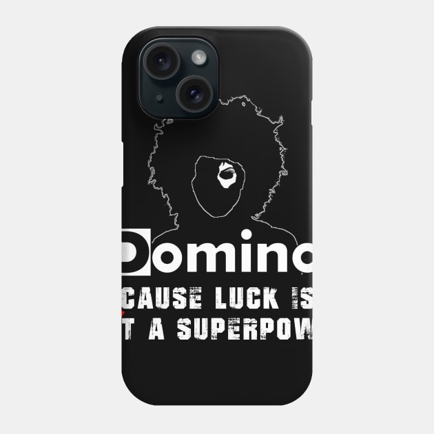 Luck is NOT a Superpower Phone Case by ComicBook Clique