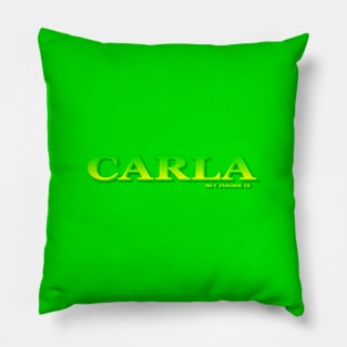 CARLA. MY NAME IS CARLA. SAMER BRASIL Pillow