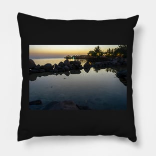 Sunset at Jedday Bay Pillow