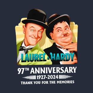 Laurel and Hardy 97th Anniversary T-Shirt