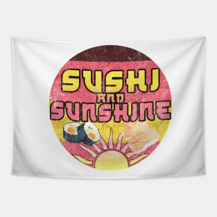 Sushi and Sunshine // Sunset Design Tapestry