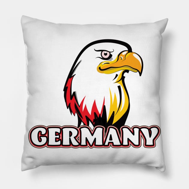 Germany Golden Eagle Pillow by nickemporium1