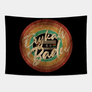Erykah Badu Vintage Circle Art Tapestry