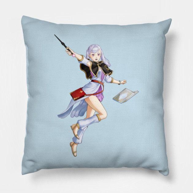 Black Clover Noelle Black Clover Pillow Teepublic *snicker* yeah *i give you the thumbs up* good luck. black clover noelle