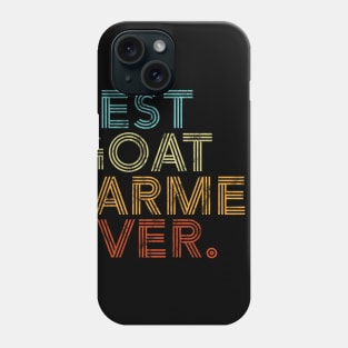 Best Goat Farmer Ever Funny Farming Retro Gift Phone Case