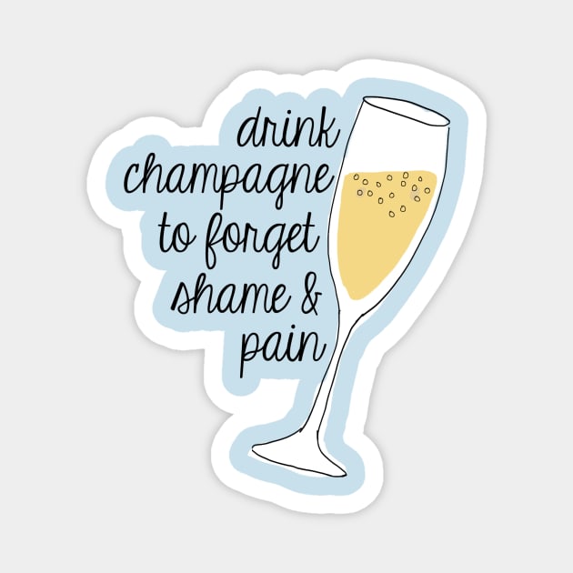 Drink Champagne Magnet by lolosenese