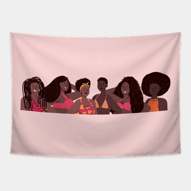 african women natural beauty Tapestry by irvanelist