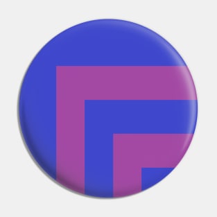 Blue and Purple Flag Pin