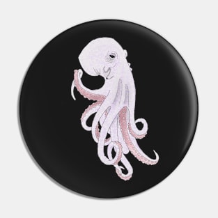 Pink octopus Pin