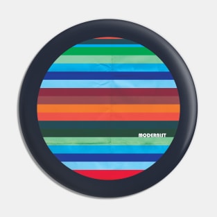 Modernist Lines Pin