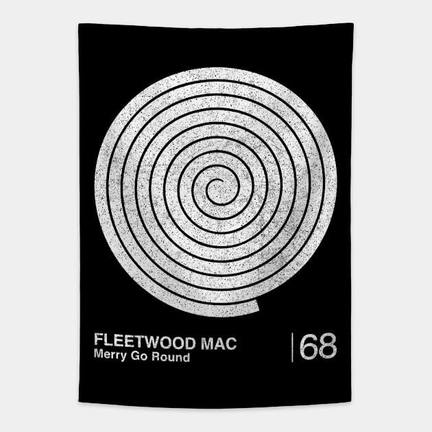 Fleetwood Mac / Minimalist Style Graphic Fan Artwork Design Tapestry by saudade