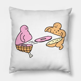 Burger couple Pillow