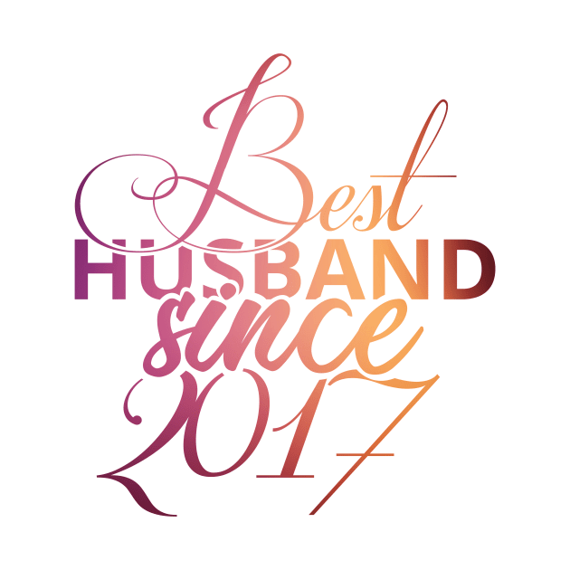 'Best Husband Since 2017' Sweet Wedding Anniversary Gift by ourwackyhome