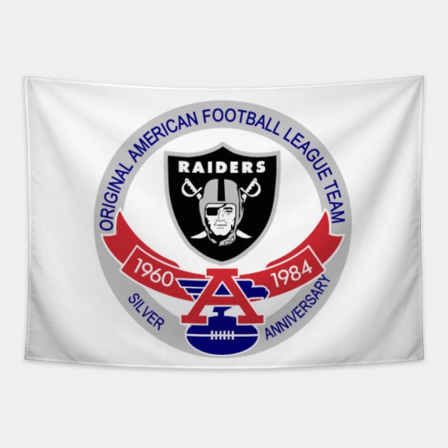 Raiders Silver Anniversary Tapestry by capognad