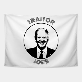 Traitor Joe's Retro Black and White Design Tapestry