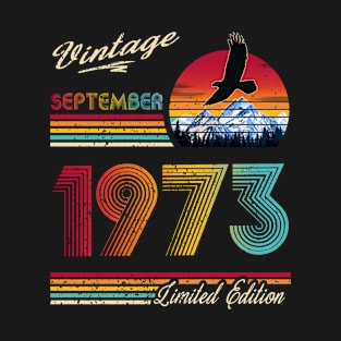 September 1973 Birthday T-Shirt