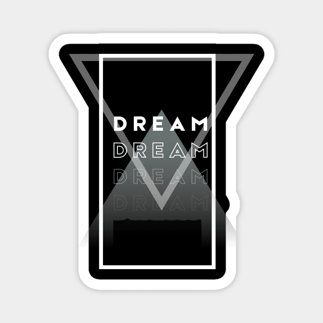 Absract design DREAM Magnet by Stoiceveryday