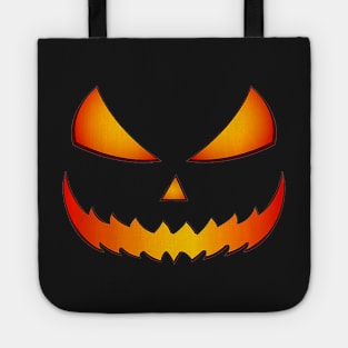 halloween scary evil pumpkin funny pumpkin head Tote