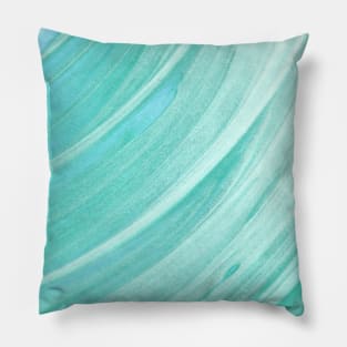 sky blue scaly design Pillow