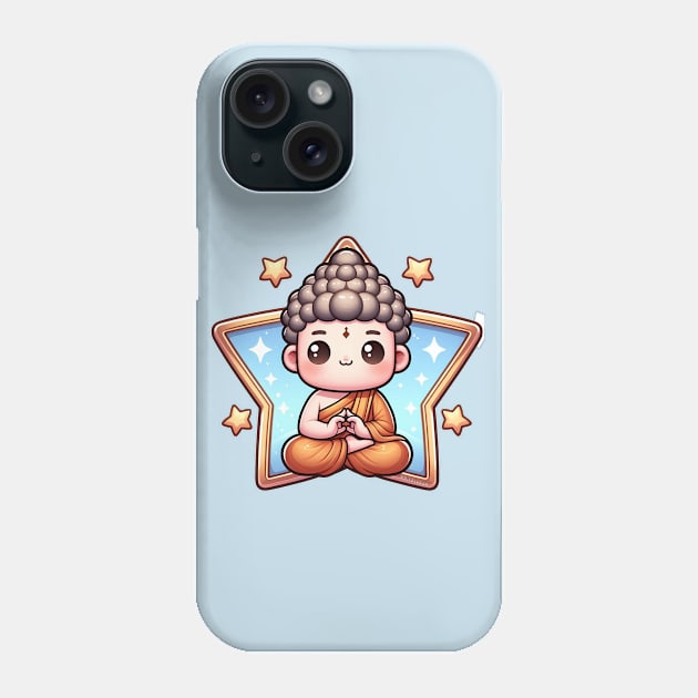 Cute Buddah Phone Case by Pickledjo