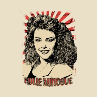 Kylie minogue 80s Retro Vintage Aesthetic T-Shirt