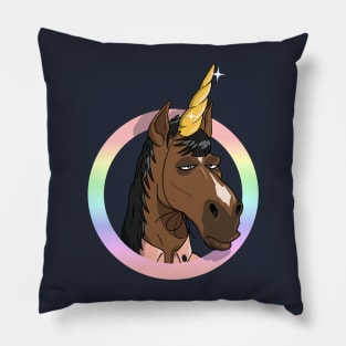 unicorn, counterfeit Pillow