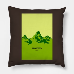 The Tetons in Grand Teton National Park Pillow