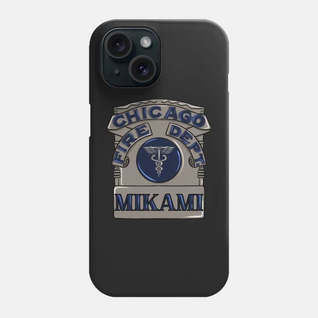 Violet Mikami | Chicago Fire Badge Phone Case by icantdrawfaces