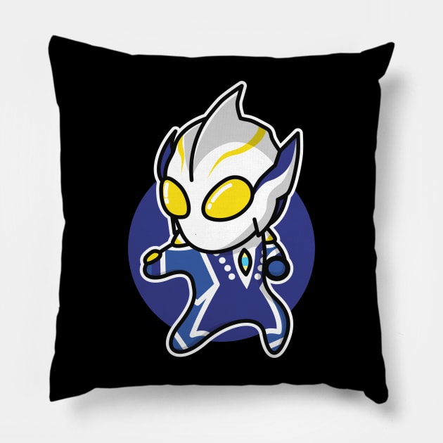 Ultraman Hikari Chibi Style Kawaii Pillow by The Toku Verse