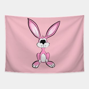 Cute Pink Bunny Tapestry